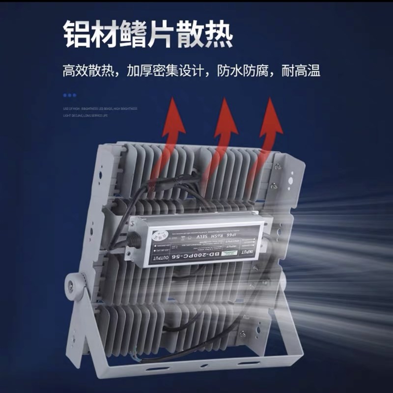 亚明led投光灯隧道高杆模组工地厂房户外防水球场大功率照明 路灯