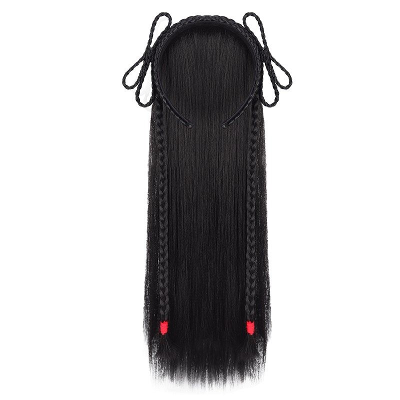 儿童汉服假发头饰发髻古风一体式发箍辫子女童懒人古装盘发假发包,美发护发/假发,发包/丸子,淘宝优惠券,粉丝福利购,淘宝优惠卷