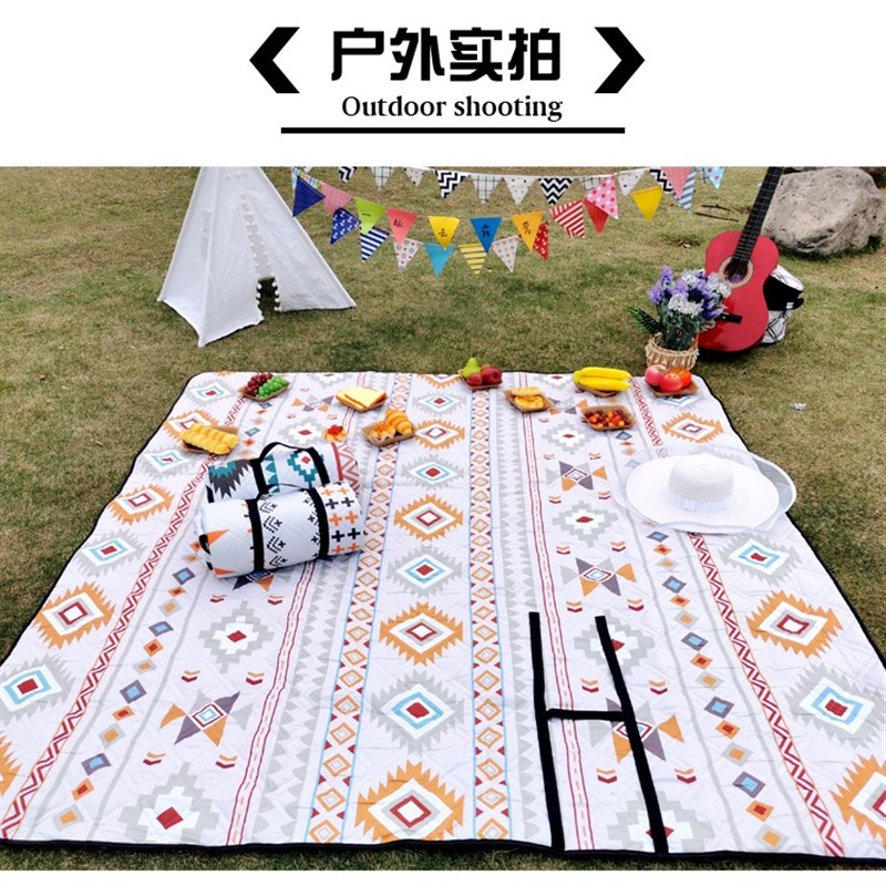 加大防潮垫户外露营假日山居屋脊帐篷内加厚野餐垫2.4米铝膜地垫