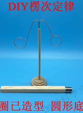 DIY楞次定律电磁感应物理实验科技小制作科学实验手工电阻尼演示