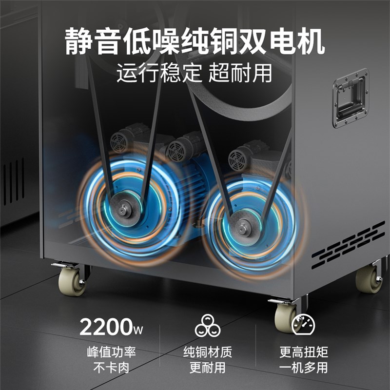 鑫品元多功能绞肉机商用大功率不锈钢大型切肉绞馅绞切灌肠一体机