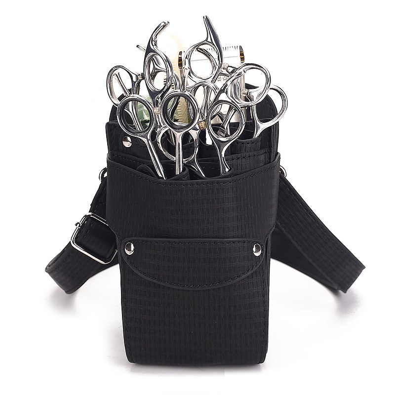 新款潮流发型师剪刀腰包挎包美发工具包剪子包理发收纳宠物剪刀包