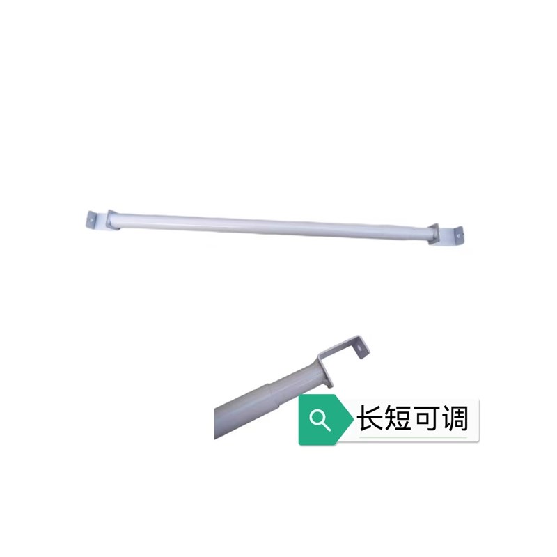 仓储货架圆管挂衣杆配件服装店挂衣货架蝴蝶扣货架挂衣杆加固横梁