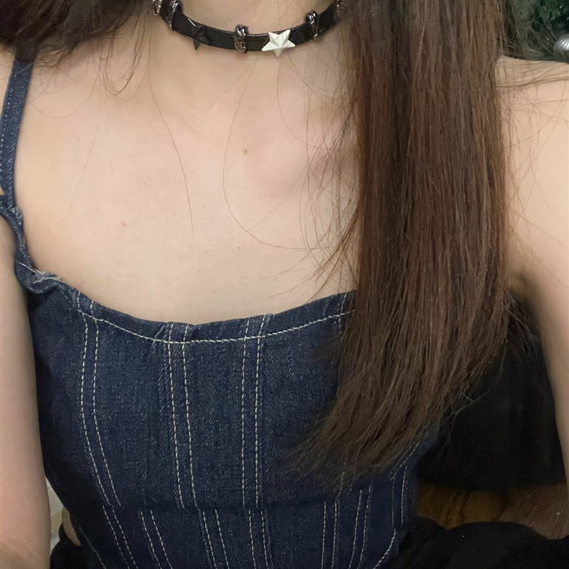 重工星星y2k亚文化暗黑辣妹百搭甜酷风高级感项圈颈链设计感项链