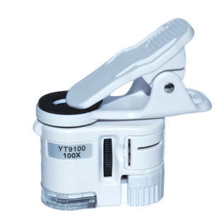 放大镜100倍迷你显微镜手机高清便携150 古玩珠宝玉石鉴定200 倍