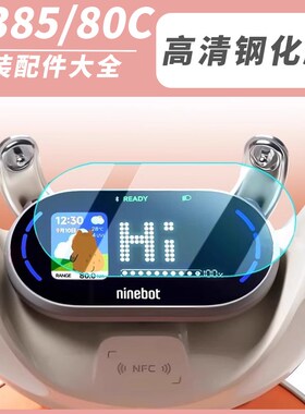 适配九号电动车Q385C/Q380C仪表钢化膜尾箱后货架蝴蝶洁改装配件