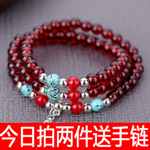 蜜蜡吊坠长款水滴女民族风复古琥珀老蜡项链百搭配饰品毛衣链挂坠