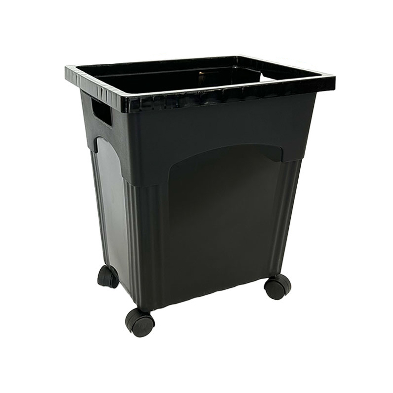 带滚轮法式养花桶大号鲜花醒花桶加厚可移动玫瑰花塑料桶花艺花店