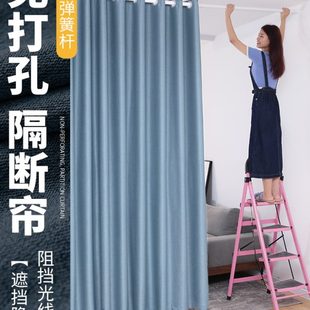 保暖防风隔断帘免打孔安装 门帘冬季 卧室家用房间分离神器遮挡帘