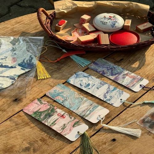 贝妮亲漆扇diy材料包纸扇手工精致团扇非遗扇子国风颜料扎染漂染