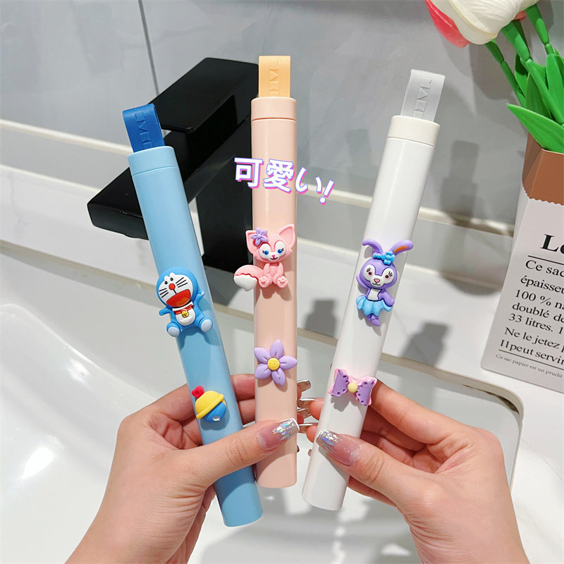 牙刷收纳盒外出旅行出差便携式小号放牙刷的盒子带盖牙刷套牙具盒