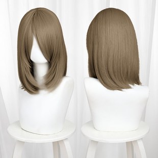 主宰者 加厚发量40厘米万用cos假发 毛娘造型中长发 毛坯多色短发