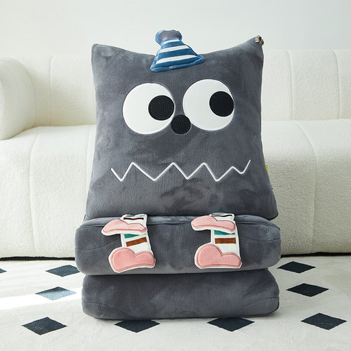 两用抱枕被靠垫枕头被午休空调被冬季加厚保暖汽车沙发学生宿舍礼