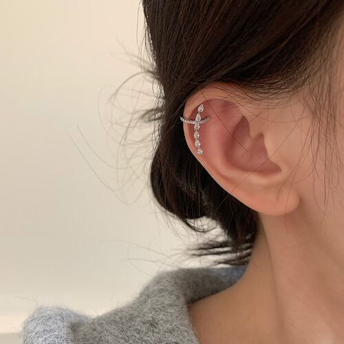 星河沦陷耳骨夹/RINGRING商店耳夹无耳洞女小众轻奢高级感耳饰