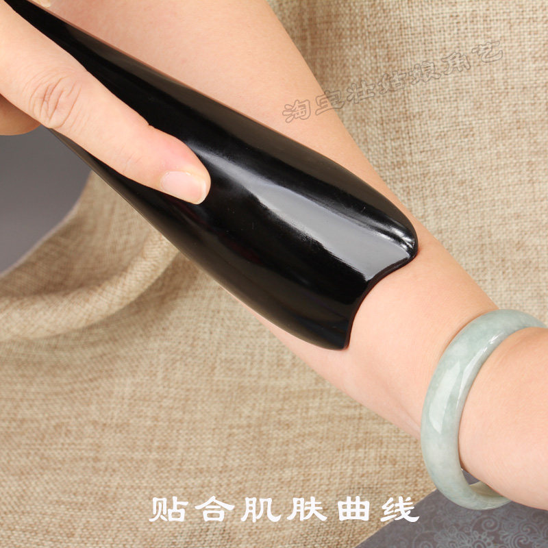 天然黑牛角刮痧筒拨筋棒颈部背部腿部按摩板脚底点穴拔筋经络疏通,个人护理/保健/按摩器材,按摩穴位棒,淘宝优惠券,粉丝福利购,淘宝优惠卷