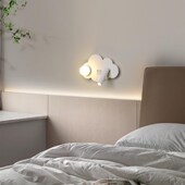 云朵卧室壁灯带关现代客厅背景装 饰灯儿童房云朵护眼床头灯