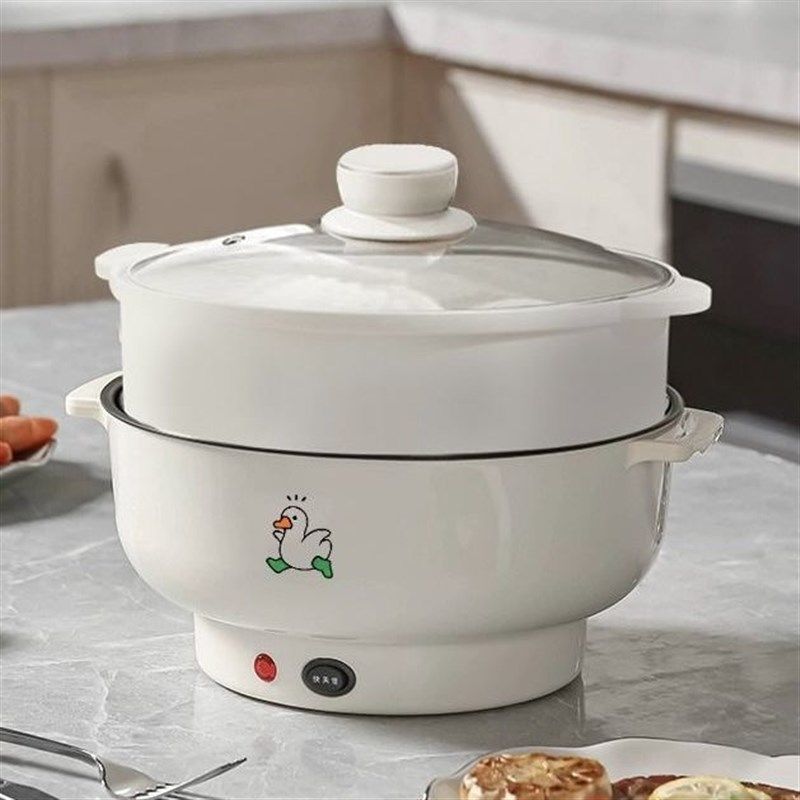 电炒锅家用电煮锅学生宿舍电热锅炒菜煮面小电锅煮饭电饭煲,厨房电器,电煮锅,淘宝优惠券,粉丝福利购,淘宝优惠卷