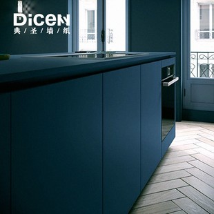 墙纸自粘柜门贴纸墨绿色加厚防水防潮柜子家具桌面防油改色膜