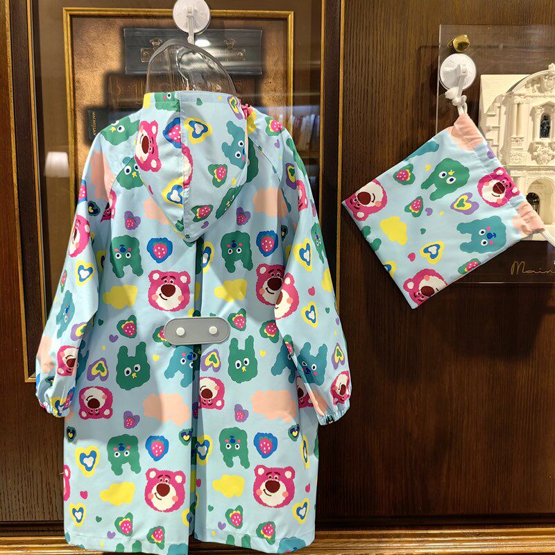 新款日系款速乾透气儿童雨衣男女幼儿园防水雨披学生书包位,居家日用,雨披/雨衣,淘宝优惠券,粉丝福利购,淘宝优惠卷