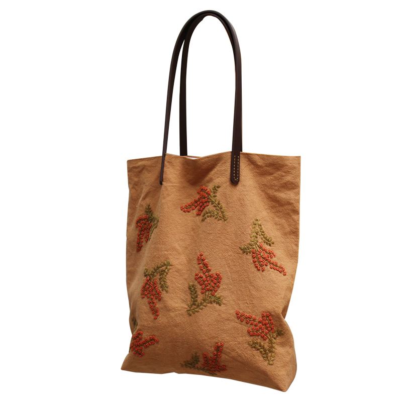 壁花壁树【秋意浓浓单肩包】欧式刺绣材料包单肩包diy套包非成