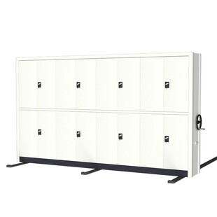 钢制加厚密集架档案柜手摇式轨道智能图书馆电动资料文件柜子