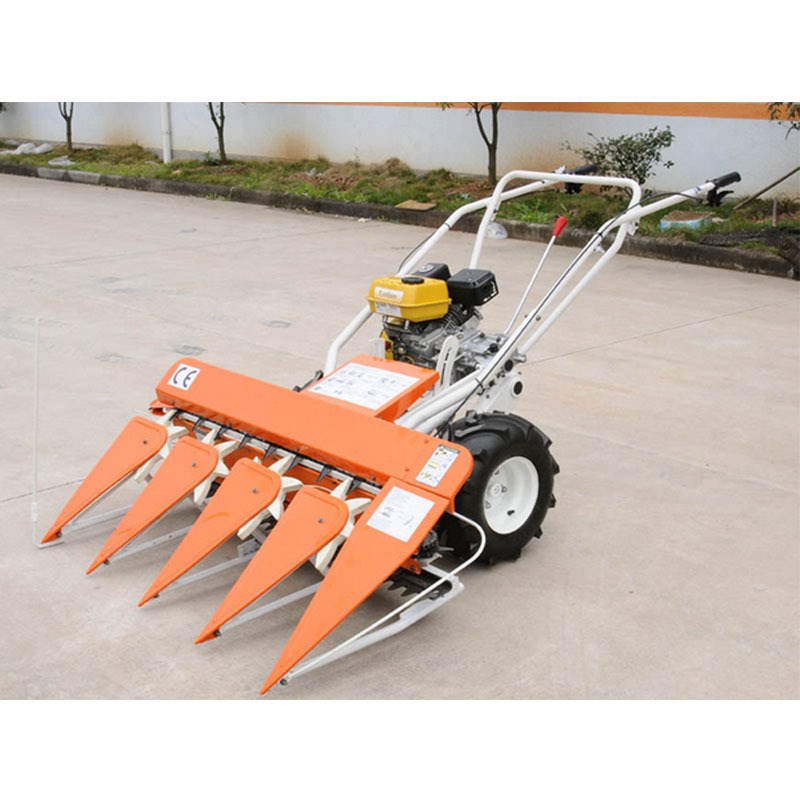 汽油移动式水稻谷子收割机手扶z自走式农用割捆机水稻秸秆割晒设