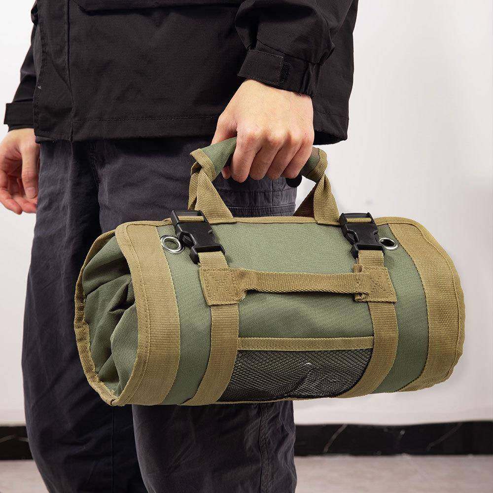 电工工具包汽车悬挂工具袋多口袋卷筒式手提多功能五金工具收纳袋,五金/工具,工具包,淘宝优惠券,粉丝福利购,淘宝优惠卷