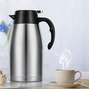 大容量家用暖热水瓶开水壶2L 304不锈钢商用餐厅保温壶定制刻印字