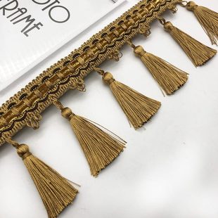 窗帘吊穗花边辅料帘头帘幔装 欧式 饰流苏吊坠沙发底边加宽加长配件