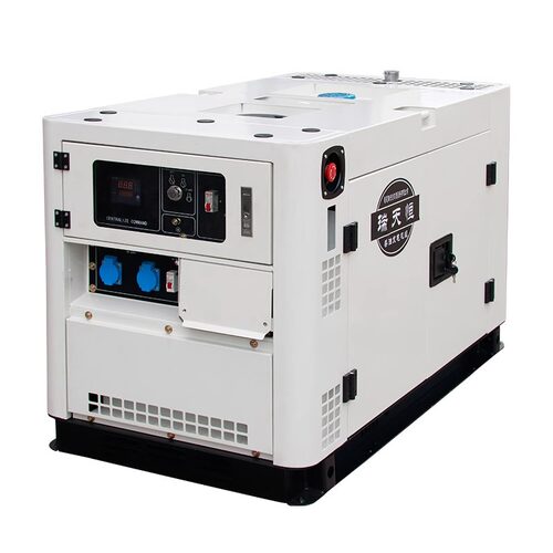 柴油静音双缸风冷小型发电机10/12/15/20KW单相220V三相380V
