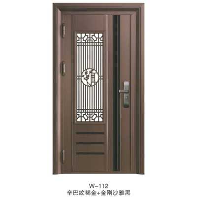 不锈钢入户门现代通风防盗门家用卫生间门平开韩式智能子母进户门