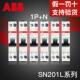 ABB空气开关DPN双进双出SN201L断路器1P N16A20A 40A一位双极单片