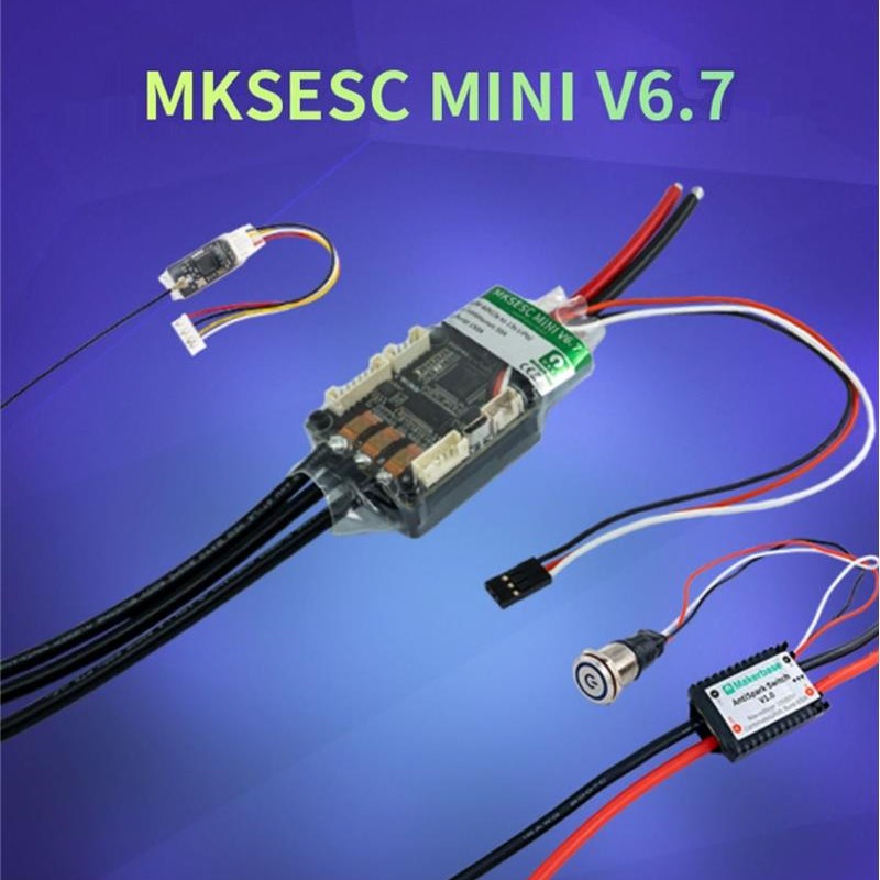 *MakerbaseVESCMINIFOC无刷电机VESC6V6.7本杰明电调航模Makerbas