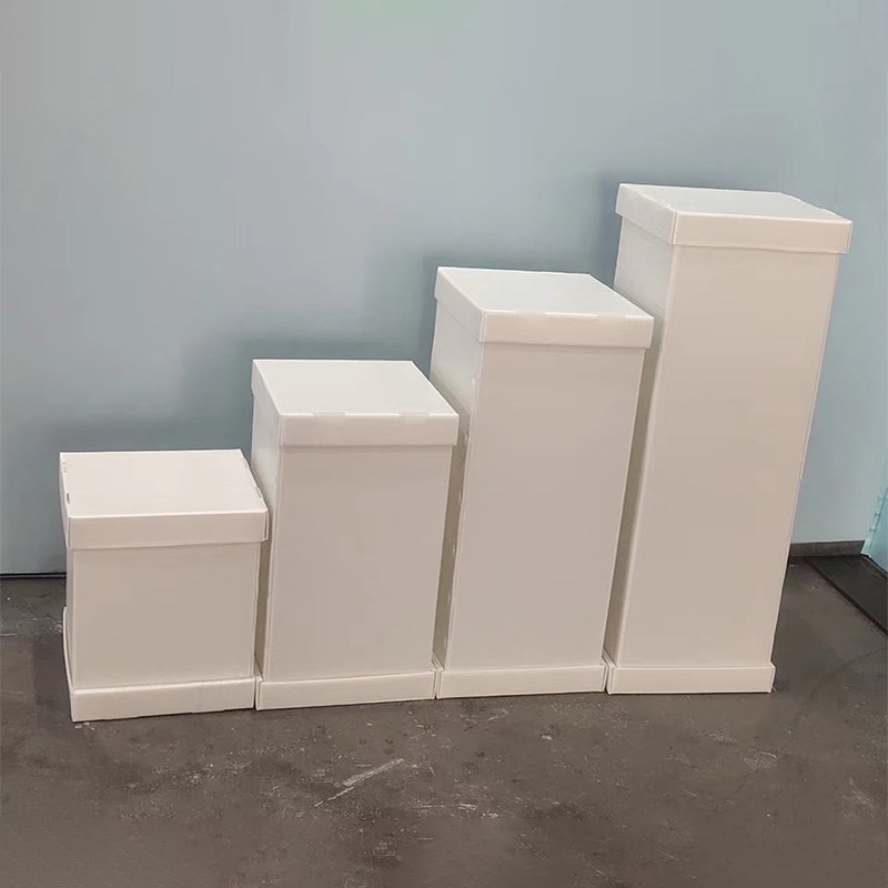 婚庆道具方柱路引甜品台塑料可折叠户外婚礼舞台装饰摆件橱窗布置