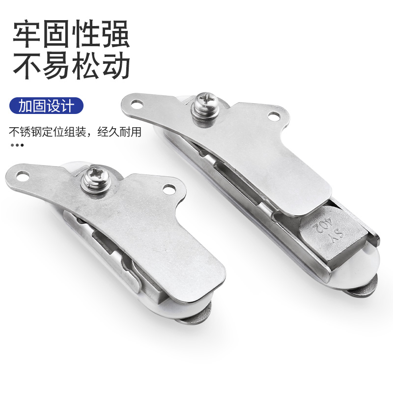 304不锈钢AB403/AB402-1-2平面锁配电箱锁控制柜锁基业箱设备门锁