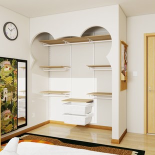 铂耐儿童专用纯实木质新型衣柜0甲醛家用卧室男女孩木板自己组装