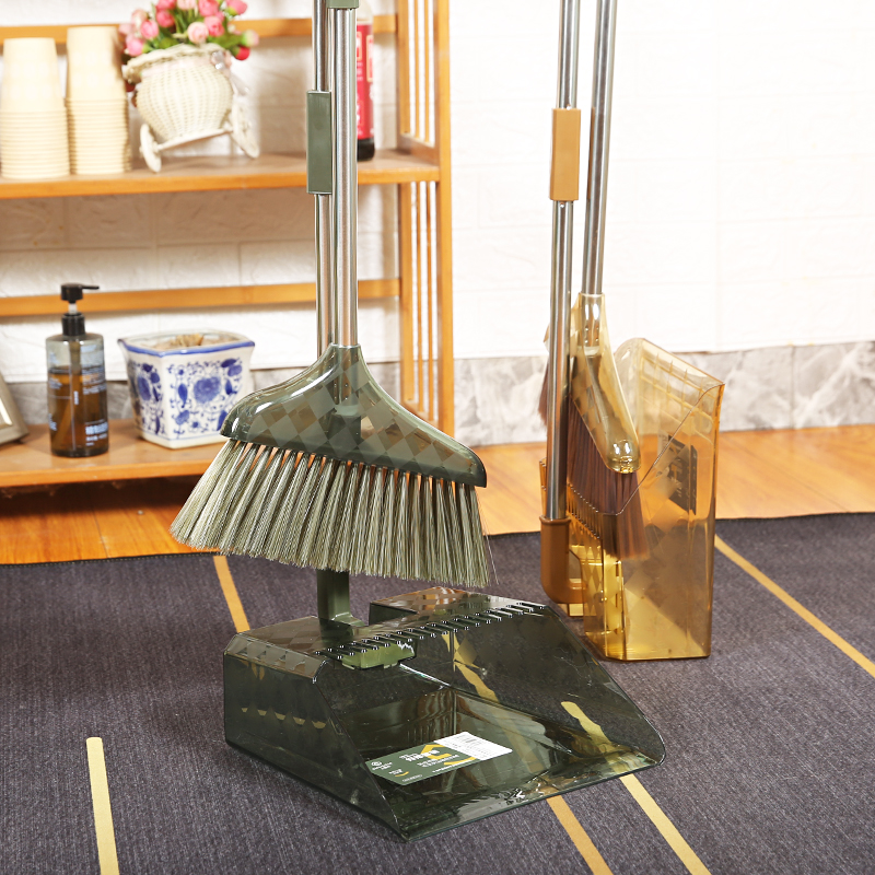 扫把套装2023新款家用笤帚簸箕组合可摺叠扫地不粘毛发扫帚垃圾铲