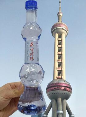 上海东方明珠模型矿泉水包装饮用水ml专业瓶装水广东电视塔