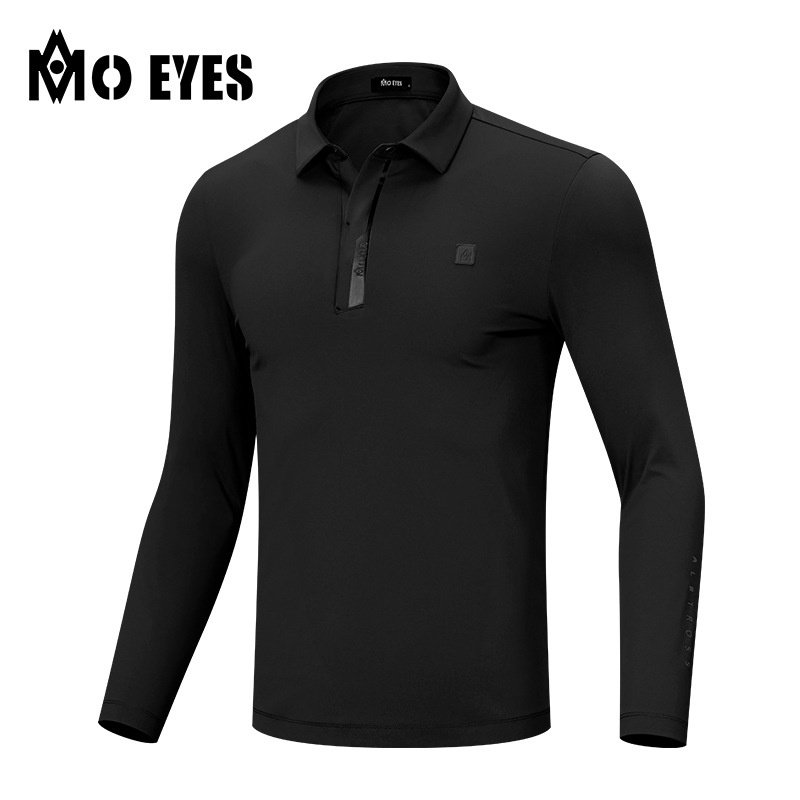 MO EYES魔眼高尔夫服装男长袖秋冬运动弹力T恤保暖磨毛内里,运动服/休闲服装,高尔夫球服,淘宝优惠券,粉丝福利购,淘宝优惠卷