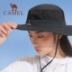 骆驼钓鱼帽防晒登山徒步渔夫帽带面罩遮阳防紫外线护全脸太阳帽新