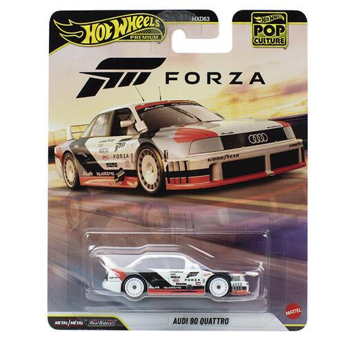 风火轮娱乐流行文化铁底胶胎Forza奥迪90赛道车HXD63合金车模型