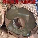 钢化玻璃火锅转盘圆桌餐桌电磁炉地锅鸡转盘中间挖空心开孔圆台面