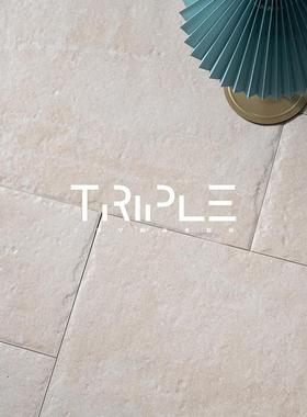 TRIPLE复古法式混拼古堡砖别墅花园庭院防滑哑光地砖阳台瓷砖