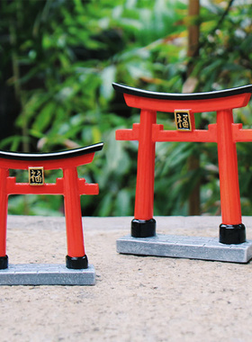 鸟居摆件日式微景观造景鱼缸装饰水族水草缸园艺微缩场景和风摆设