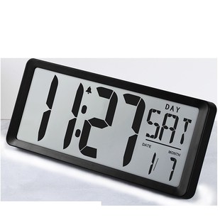 大屏充电静音夜光简约电子挂钟整点报时计时器客厅卧室办公室闹钟