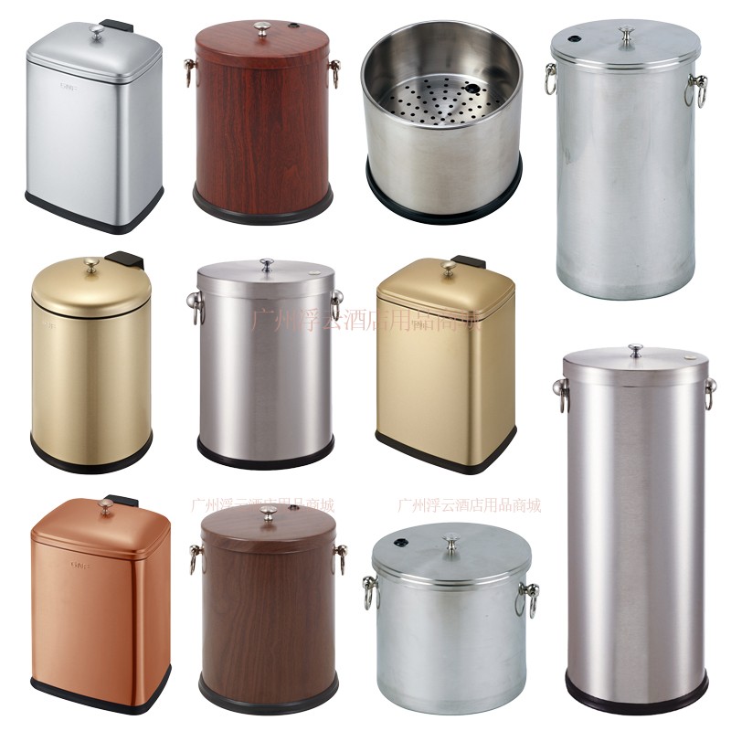 不锈钢茶渣桶茶水桶大号排水桶茶叶垃圾桶功夫茶具废水桶家用小号