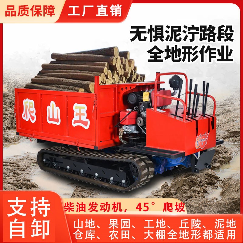 全地形履带车运输车山地果园农用小型爬山虎运输车履带运输机爬坡