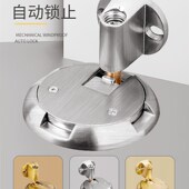 机械推拉地吸卫生间门吸自动锁止房间打孔门阻防撞强力阳台防大风