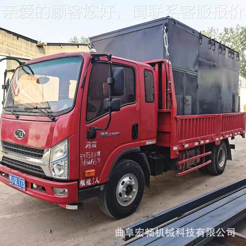 一200型电厂方车箱载体HCQL125抽灰 拉粉煤灰四米二负压自卸吸灰