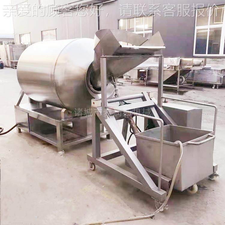 品800 L真空滚揉动机猪肉 全自腊肉腌制WPP机 肉制真空腌制机商用